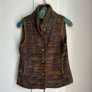 Christopher & Banks | Funky Multicolor Print Vest | M